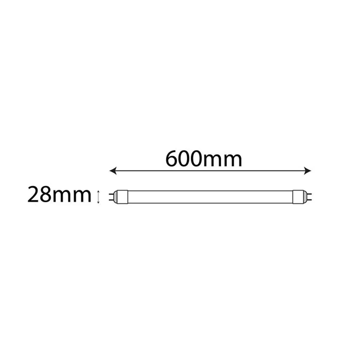 Lâmpada Avide LED T8 9W 4000K 60CM 1080LM 2