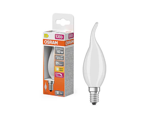 Lâmpada Osram LED Filamento Fosca CLB40 E14 3,4W 2700K Bico