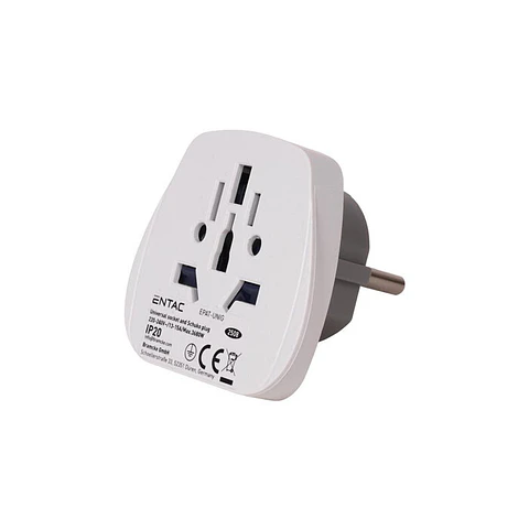 Adaptador de viagem Entac Universal