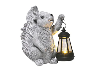 Candeeiro de Jardim Entac LED Solar Esquilo 20CM