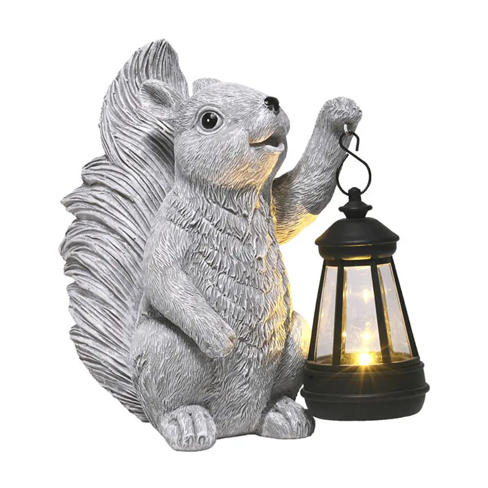 Candeeiro de Jardim Entac LED Solar Esquilo 20CM 1