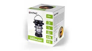 Candeeiro de Jardim Entac LED Solar Recarregável 15CM Sensor de movimento