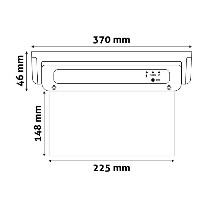 Armadura de Emergência Avide LED IP20 5