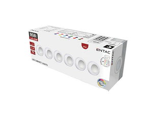 Mini Luzes Entac LED 0,45W RGB (6 unidades)
