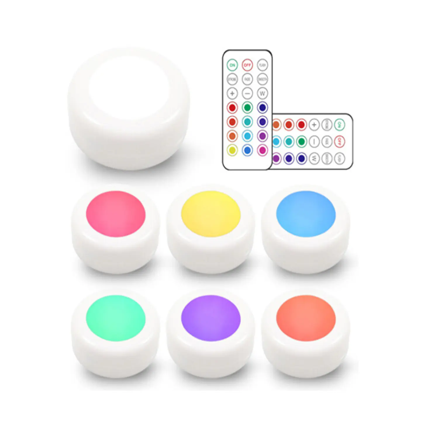 Mini Luzes Entac LED 0,45W RGB (6 unidades) 2