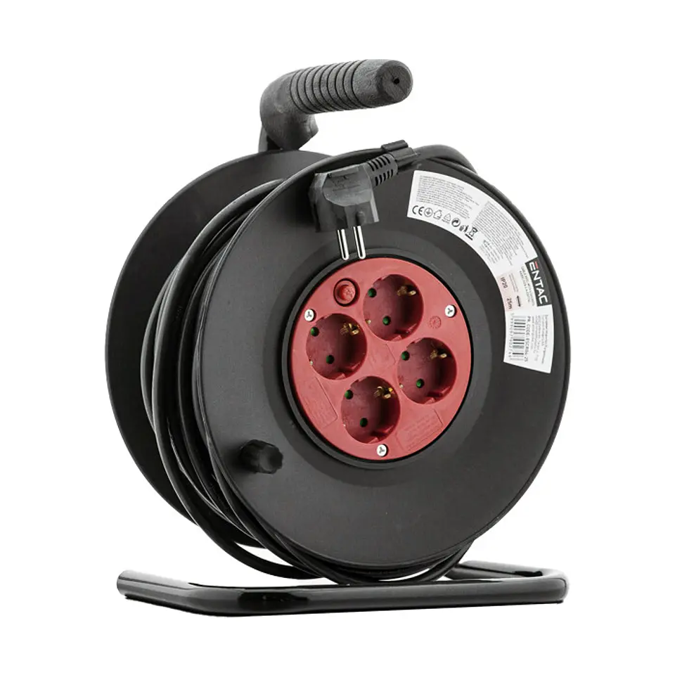 Enrolador Entac 4 Tomadas 50MT 1