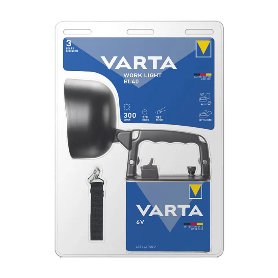 Lanterna Varta LED 18660 Work Light Bl 1