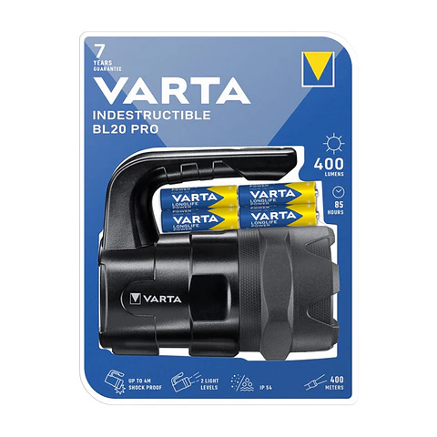 Lanterna Varta LED 18751 Indestrutível BL20 Pro