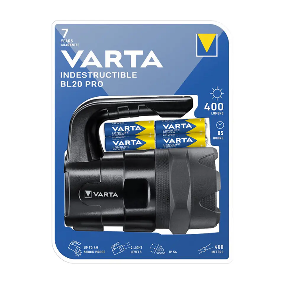 Lanterna Varta LED 18751 Indestrutível BL20 Pro 1