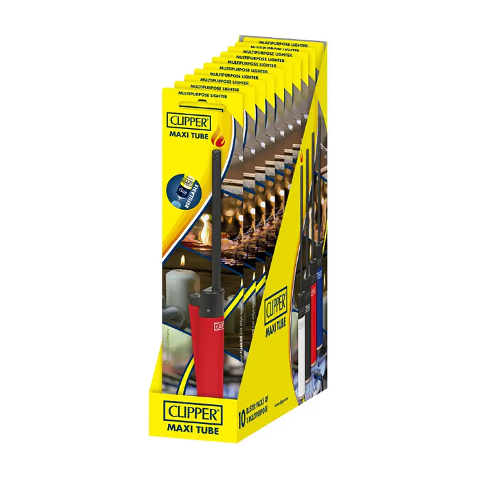 Isqueiro Clipper Cozinha Maxi Tube Blister 1