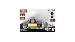 Lanterna Entac LED 3W Cabeça Recarregável