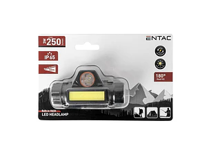Lanterna Entac LED 3W Cabeça Recarregável