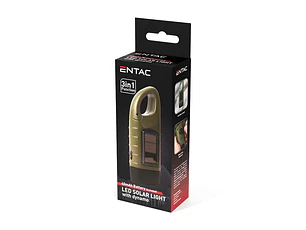 Lanterna Entac LED 3W Dínamo Solar