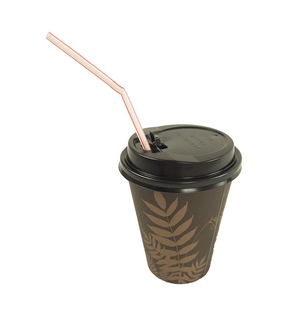 100 vasos desechables con tapa para café con leche (255 ml - 9 oz), té o  bebidas calientes o frías - Comprar café online - Tienda online de Cafés  Orús 