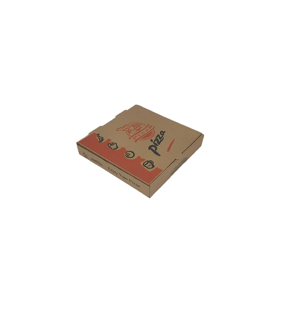 Pack 50 cajas cartón para pizza 32x32x4,5 cm