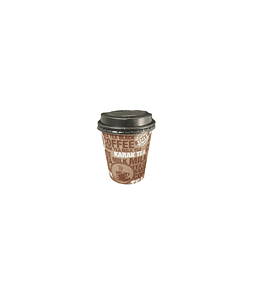 Vaso para café con Tapa  Vaso Cafetero de plástico de 16 Oz