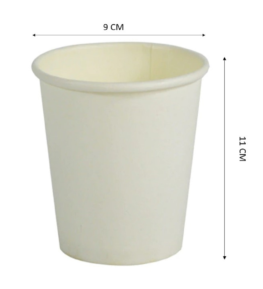 1000 Vasos desechables blancos sin tapa 12 Oz (354 ml)