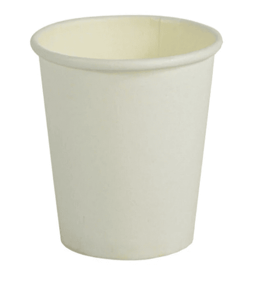 1000 Vasos desechables blancos sin tapa 8 Oz (237 ml)