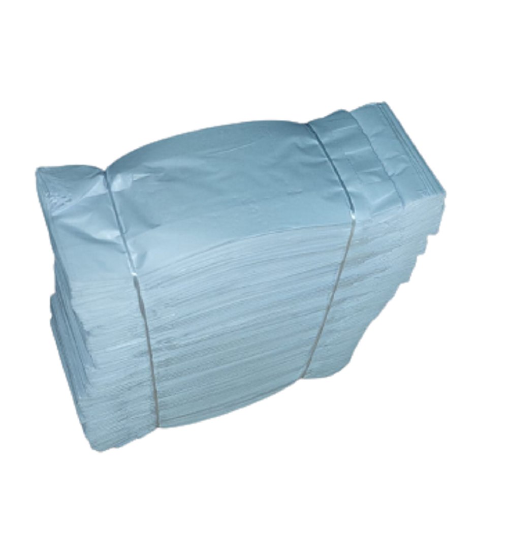 1000 sacos/bolsas de papel blanco 1/8 kg 6,3x12,3x2,7 cm