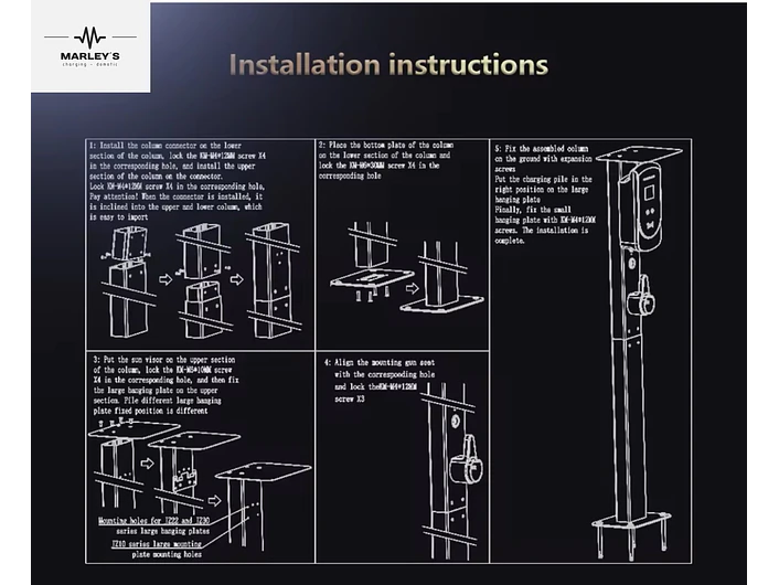 Poste Vertical Carregador Wallbox eletricos e híbridos - universal exterior  4
