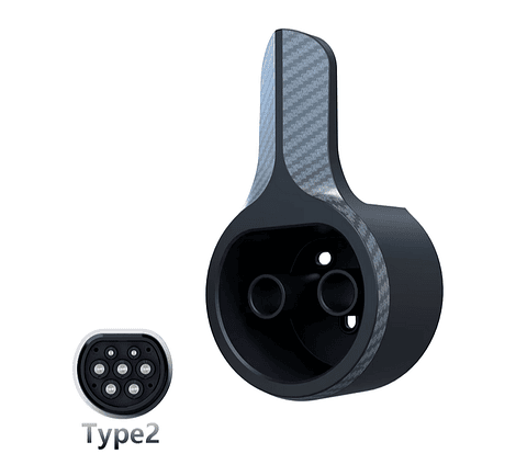 Suporte Tomada Carregador - TIPO 2