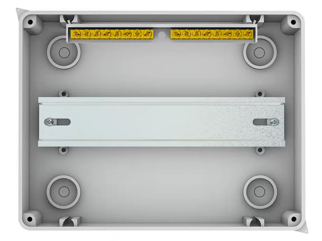 Quadro electrico Exterior/ Interior - Capacidade 5 Disjuntores 3