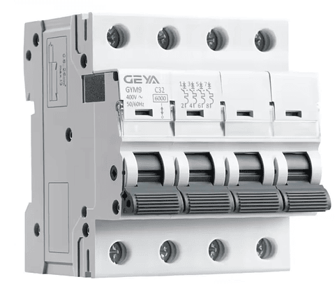 Disjuntor Trifasico 4 polos - 40a - 30 ma - C