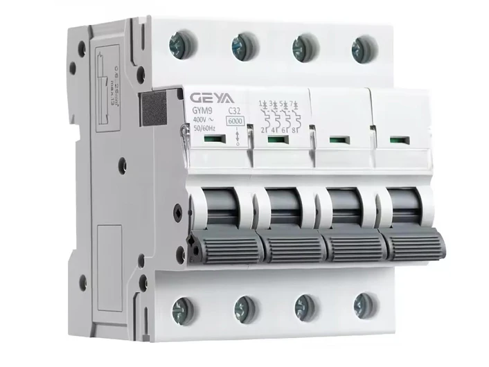 Disjuntor Trifasico 4 polos - 40a - 30 ma - C 1