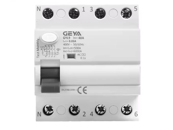 Diferencial Trifasico 4 Polos - 40A - 30 mA 3