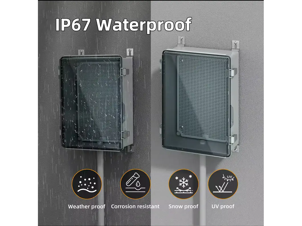 Caixa Proteção Estanque Exterior para Wallbox 35x25x15 cm 2