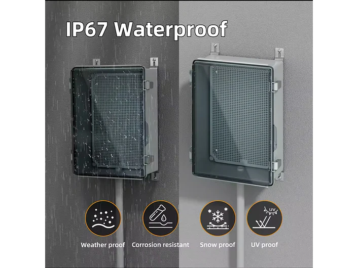 Caixa Proteção Estanque Exterior para Wallbox 35x25x15 cm 2