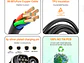 Wallbox 7 kW | 32A | Cabo 5m | App | RFID | Ecrã LCD - Miniatura 11