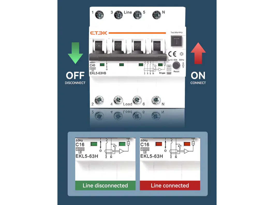 RCBO Diferencial e Disjuntor 2 em 1 - TRIFASICO - 20A - 30 ma - TIPOA 3