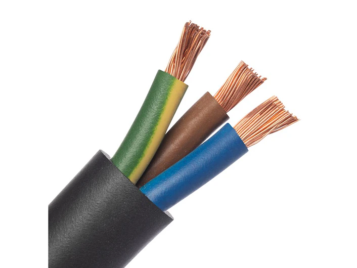 Cabo Flexivel Preto 3 x 4mm H05VV-F 3G4 PT-A - MONOFASICO 1