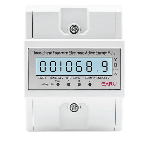 Contador para Quadro Eletrico - Condominios - AC 230-380V TRIFASICO