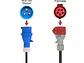 Adaptador Tomada Vermelha Trifasica 32A p/ Tomada Monofasica Azul 32A - thumbnail 3
