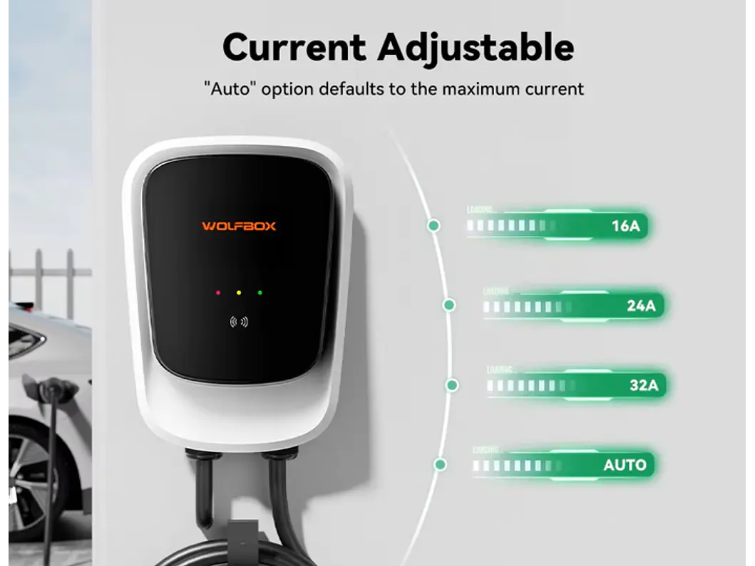 Wallbox 7 kW | 32A | Cabo 5m | App | RFID 11