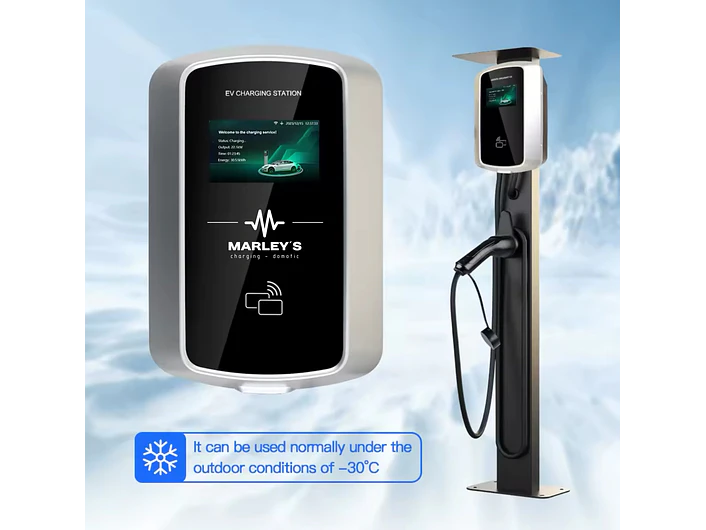 Wallbox Carregador Parede - 7 KW - 32A - MONOFASICA - C/ APP WI-FI - Cartões 4