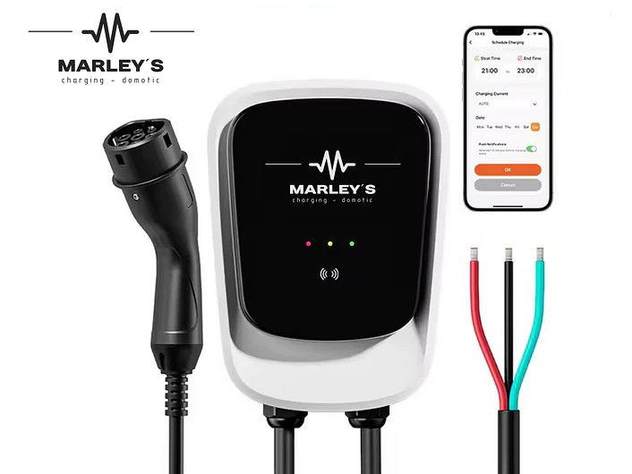 Wallbox 7 kW | 32A | Cabo 5m | App | RFID 2