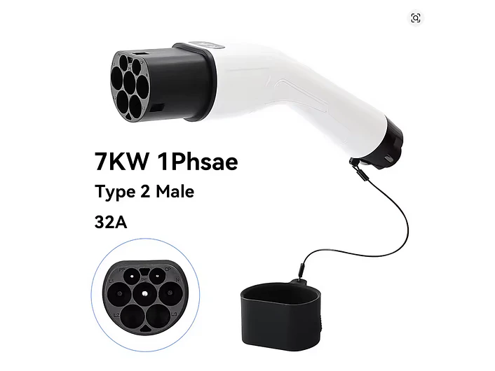 Ficha Connector MENNEKES TIPO 2 - PILE SIDE - Macho - 7 kw Monofasico 1