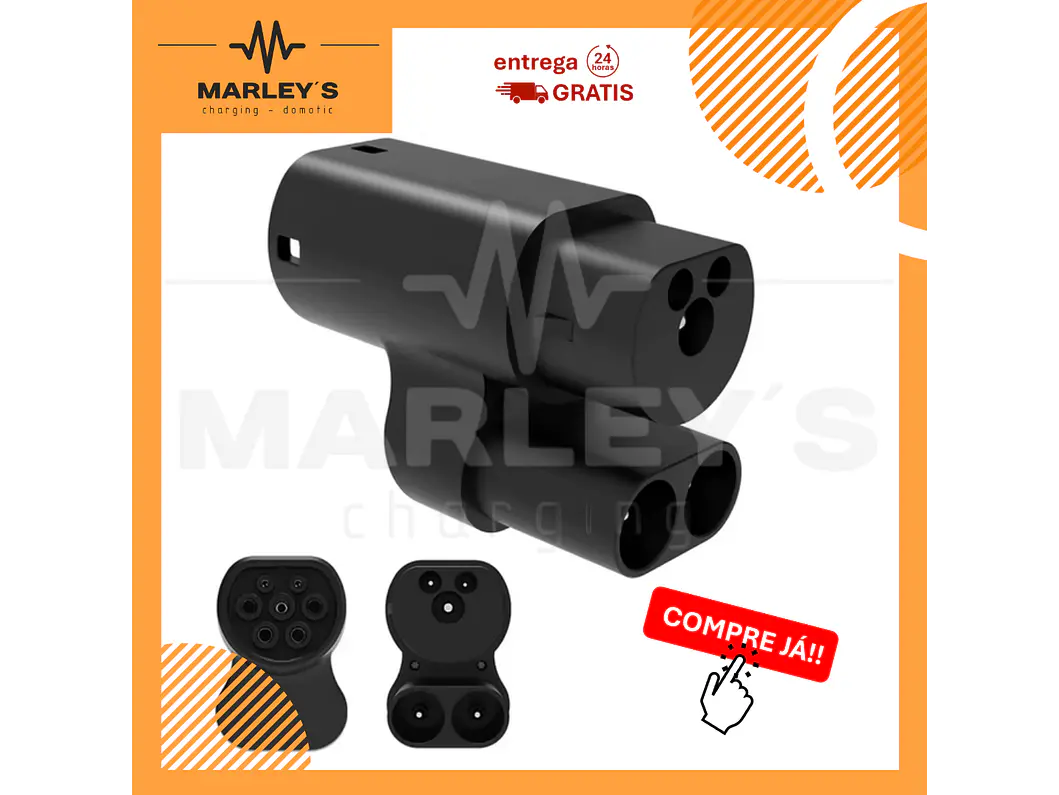Adaptador CCS para TIPO 2 - TESLA  1