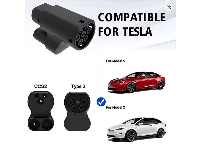 Adaptador CCS para TIPO 2 - TESLA  7