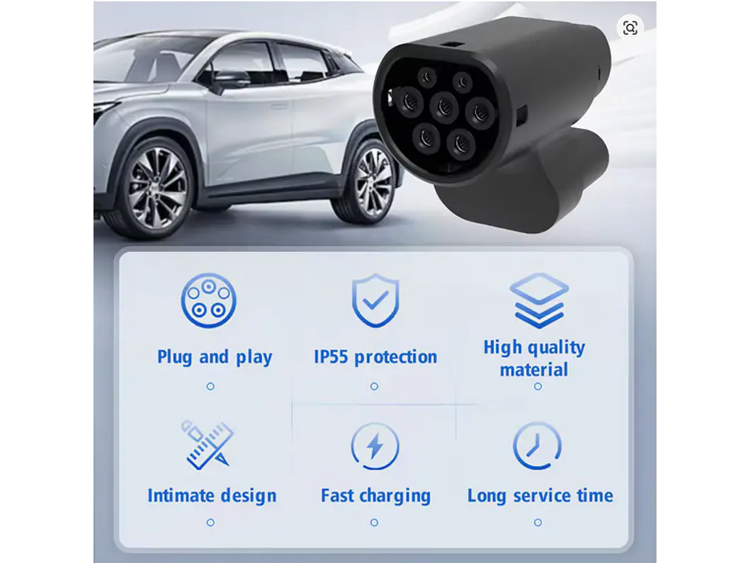 Adaptador CCS para TIPO 2 - TESLA  10