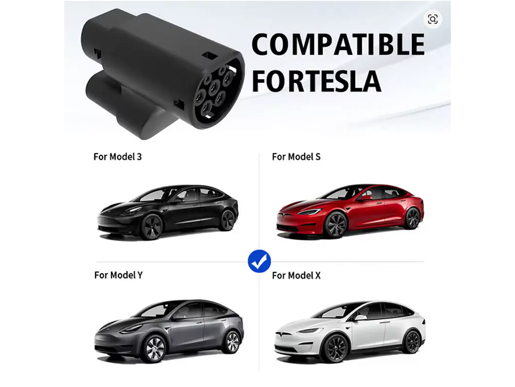 Adaptador CCS para TIPO 2 - TESLA  11