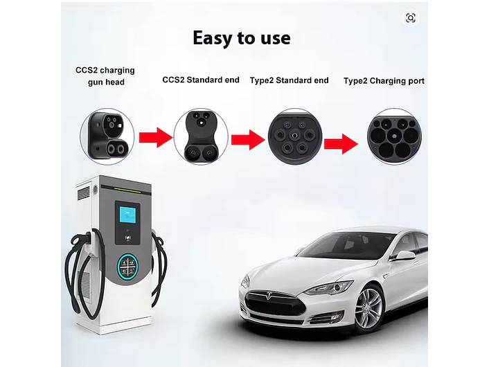 Adaptador CCS para TIPO 2 - TESLA  13