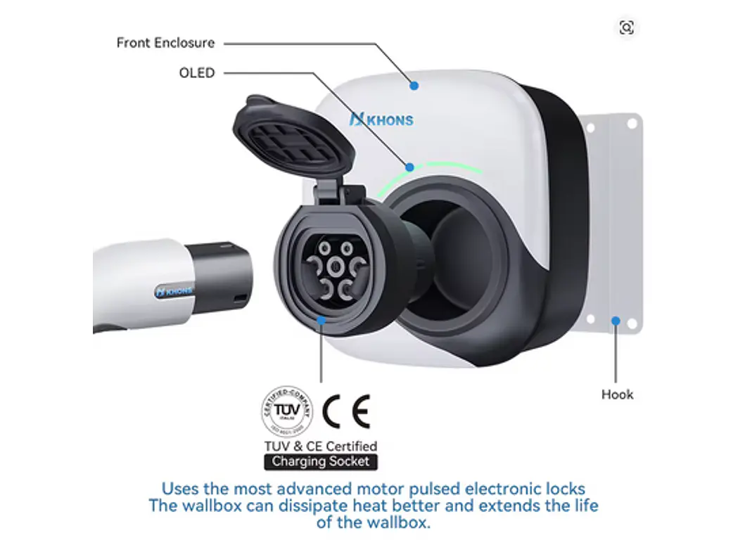 Wallbox 22 kW | 32A | Sem Cabo | App | RFID 15