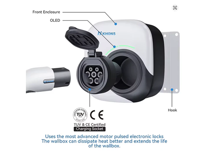 Wallbox 22 kW | 32A | Sem Cabo | App | RFID 15