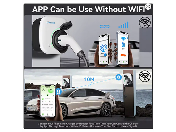 Wallbox 11 kW | 16A | Cabo 5m | App WI-FI | RFID 10