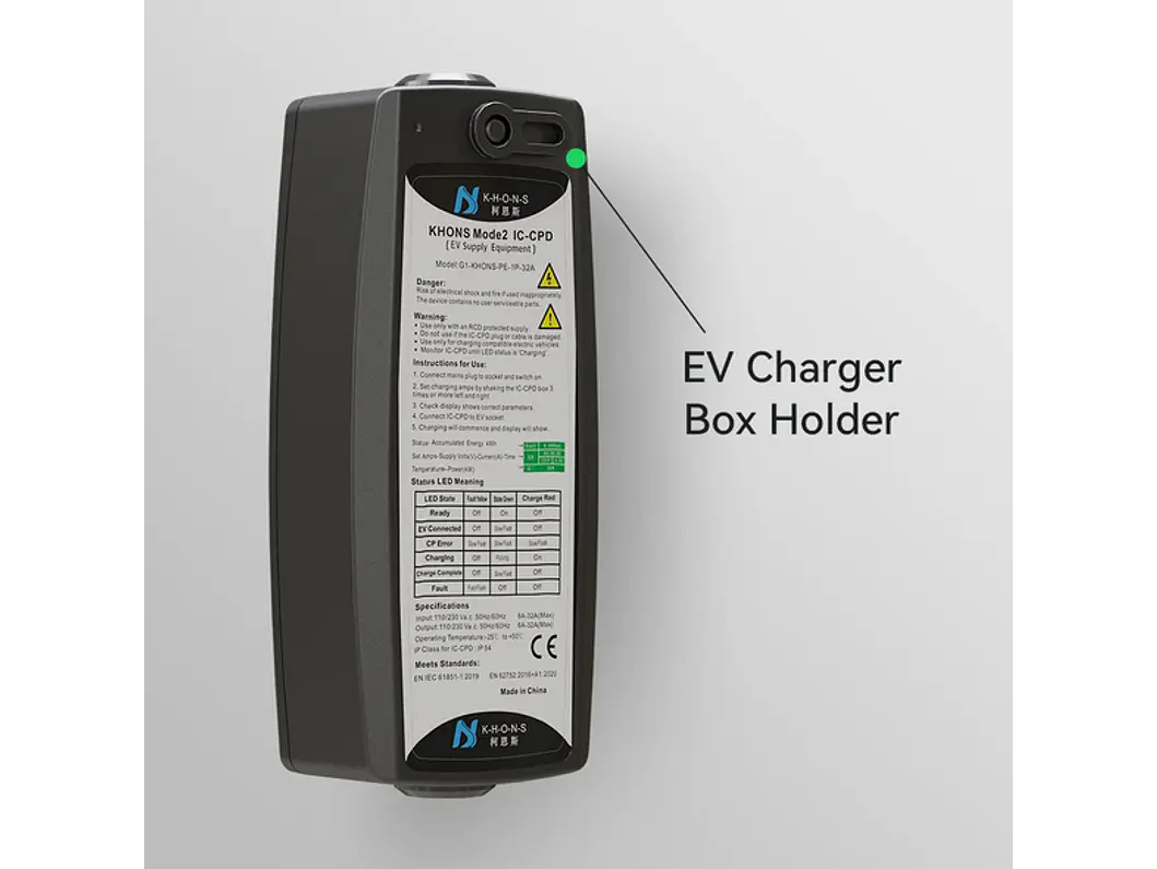 Carregador Portátil 11 kW | 16A | 5 Metros | Saco de Transporte 8
