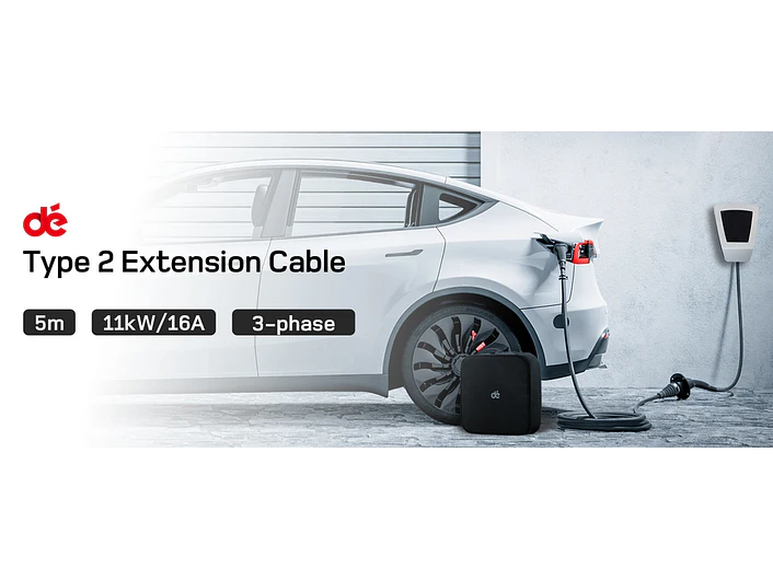 Extensão Cabo Carregamento de 11 Kw - 1 ou 3 Fases - Tipo2 - 5 ou 10 metros 8